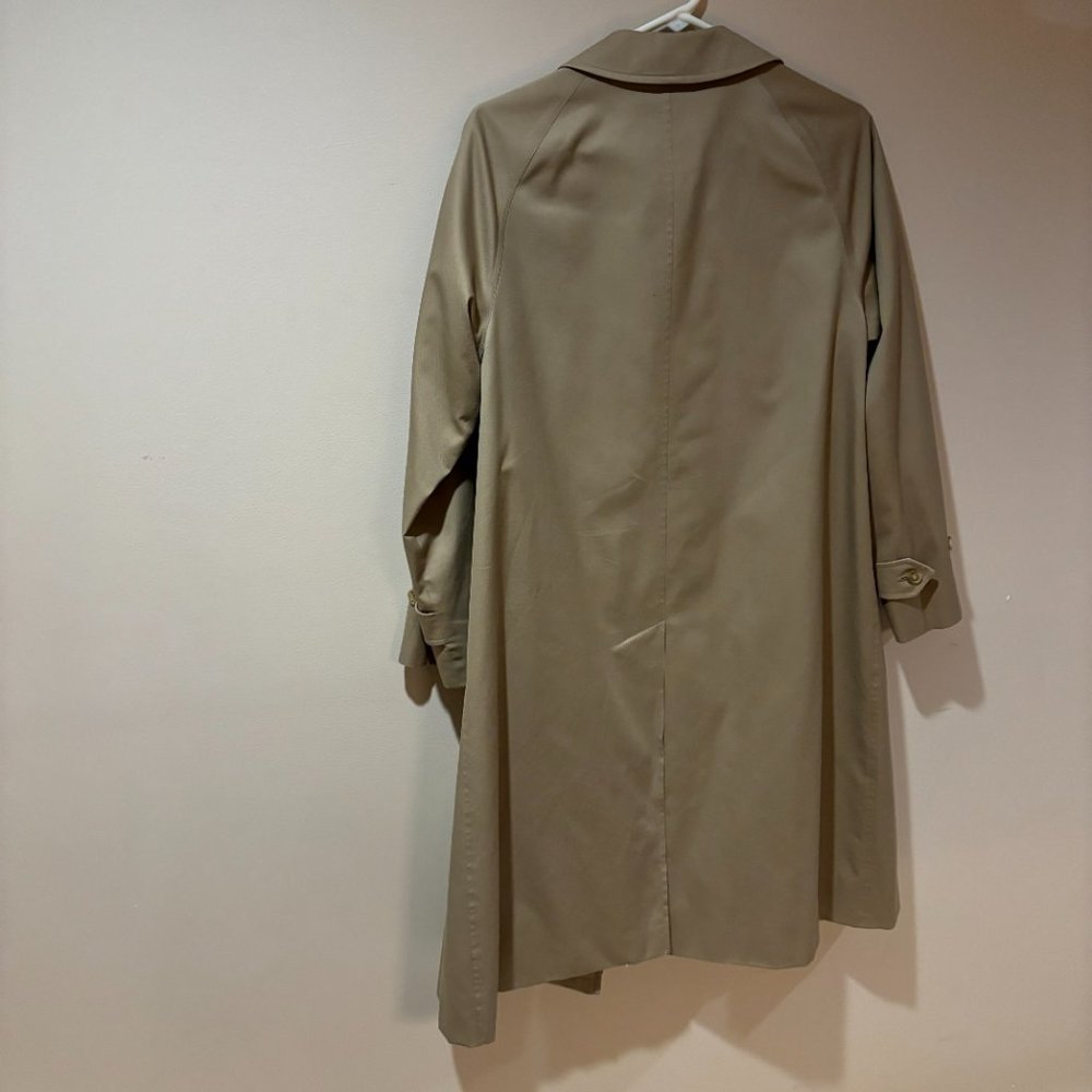 Vintage Burberry Trench Coat British Made in England - 10 Long, Beige Tan - Picture 4 of 16